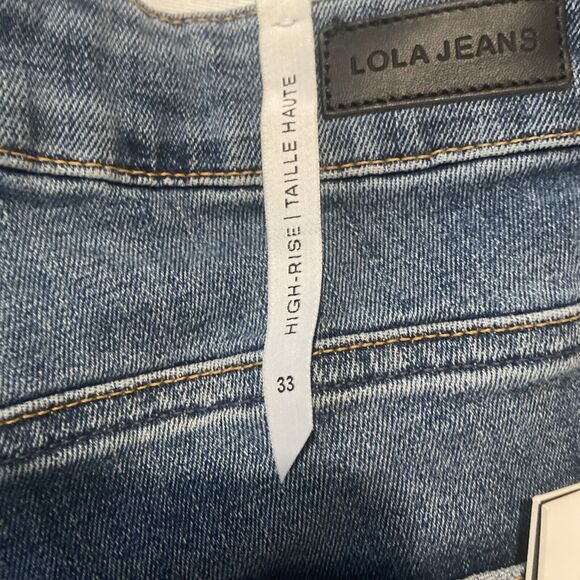 LOLA JEANS Women's BILLIE-DIS High Rise Bootcut Jeans Size 33 NWT - Picture 8 of 9